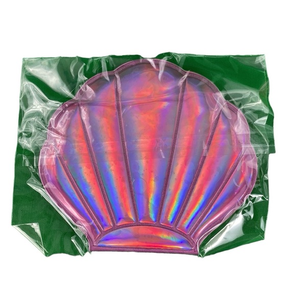 Hot Pink Holographic Sea Shell Compact Mirror - Picture 16 of 16